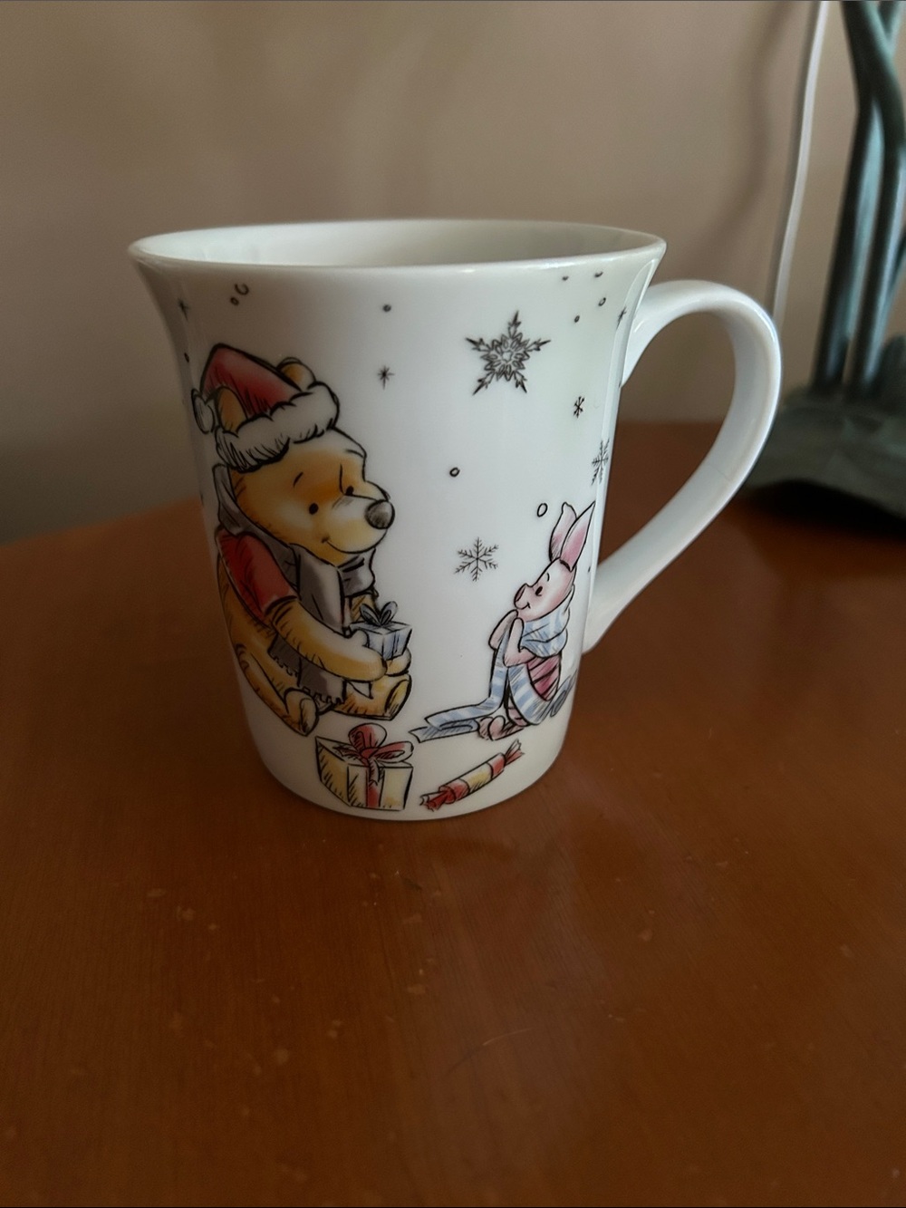 White Winnie-the-Pooh Holiday Ceramic Mug - White